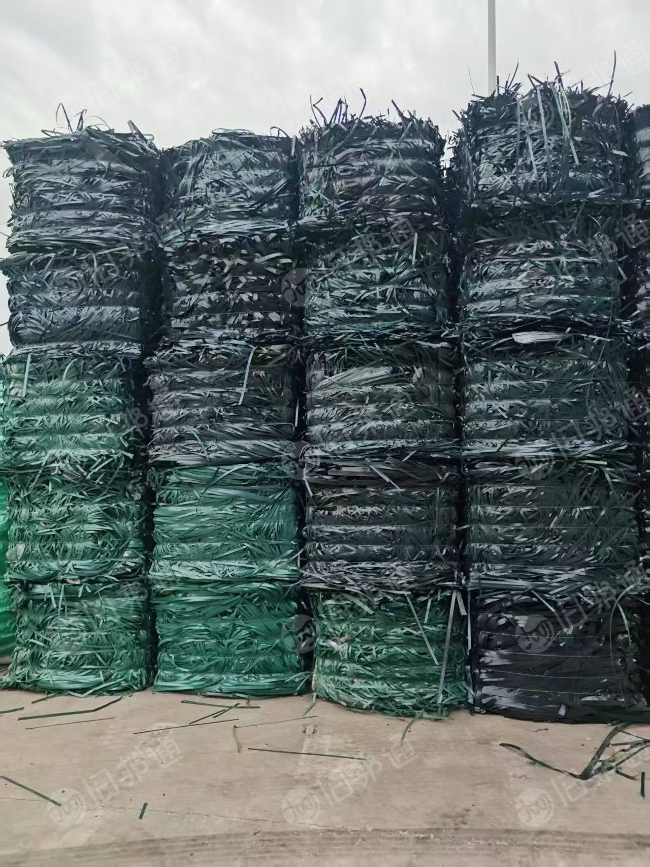 长期求购PET打包带毛料，绿色聚酯打包带压块，月需上千吨