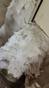 长期出售布轮厂下来的全棉碎布，棉布，卡其布等，货在江苏扬州
