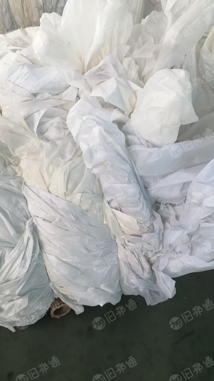 出售白色涤纶无纺布边料，涤纶造粒布，干净无杂