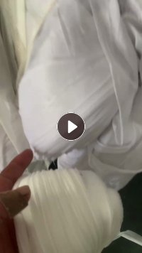 白色针织布块开花料，化纤开花料，大量出售