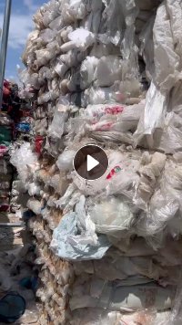 PE杂膜，水洗造粒用，现货一挂车出售