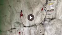 纯涤水刺无纺布废布5吨出售