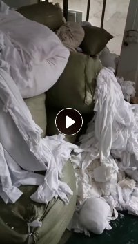 漂白高棉开花白色废布出售