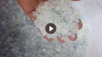 冰箱抽屉破碎料,透苯破碎料,现货十几吨,过盐水,烘干了