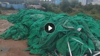PE安全网废料，现货2半挂车出售