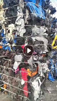 处理eva潜水料边角料，带布的，每天有1-2挂车