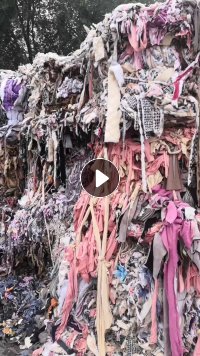 压好包的氨纶下脚料大量出售，浅色偏多