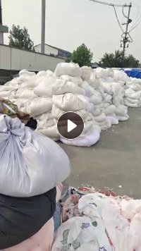 出售白色涤纶废布，涤纶大布块，大量出售