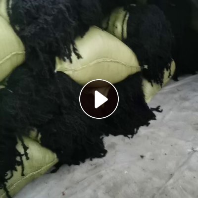 全黑粗麻花丝一车出售
