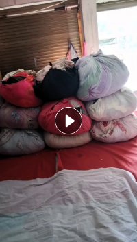 旧衣服统货常年出售，现货七八吨