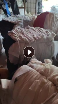 涤纶针刺棉下脚料9.6米一车出售