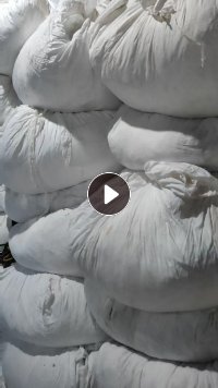 白色涤纶造粒布9.6米一车出售，水分15左右