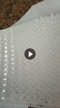 纯白透的PVC反光贴，现货30多吨出售