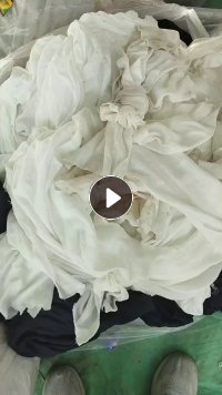 出售服装衬布涤纶布块，黑色有十几吨，白色几吨