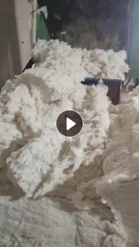 白色化纤开花棉，再生棉，出售