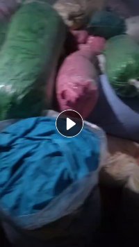 服装厂下脚料，白色涤纶碎布，涤棉碎布，氨纶废布，涤纶三色料等出售