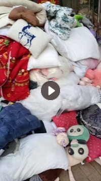 长期回收废旧枕头娃娃丝绵被等