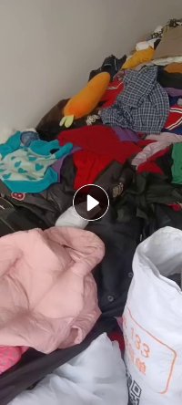 出售旧衣服6吨左右，羽绒服偏多