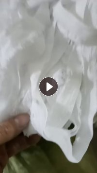 漂白梭织涤纶开花料，带轻浆，出售