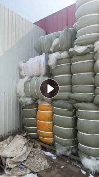 长期供应白色涤纶干丝，现货够车