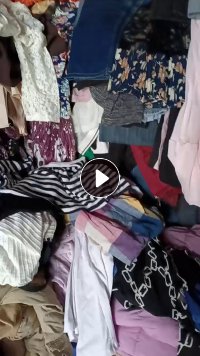 长期出售旧衣服小区货，分拣货，旧衣服黑料