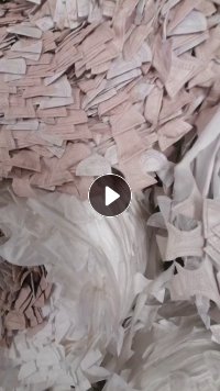 PP复合PET水刺口罩边角料长期出售，现货50吨 。