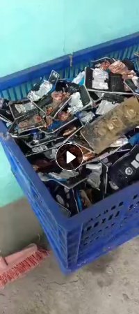 大量回收锂电池盖板、铝壳