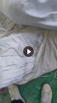 出售白色床单被罩80棉下脚料，现货50吨左右