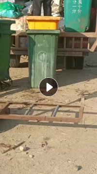 废旧垃圾桶毛料，长期出售