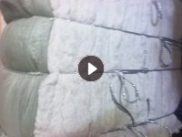 长期供应白色化纤开花棉