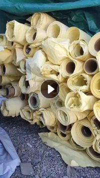 处理一批卷筒黄色淋膜纸
