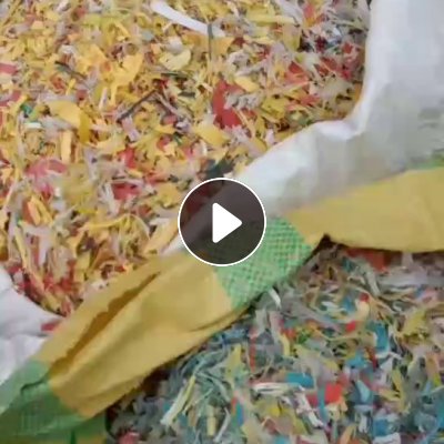 出售杂色PP打包带破碎料，全漂的，现货十几吨
