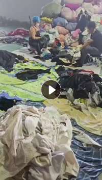 长期出售旧衣服大白，二白，，旧衣服分拣货，每月白料有8吨左右，货在甘肃庆阳