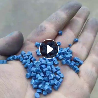 出售蓝色高冲PP颗粒