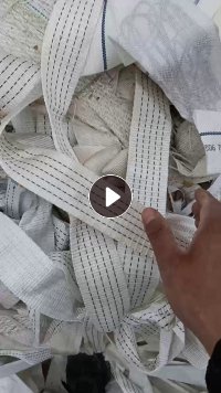 出售白色涤纶水带，打包带，涤纶工业废丝