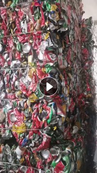 长期出售铝易拉罐压块，干净无杂