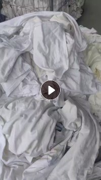 长期大量出售白棉T恤，擦机布原料等