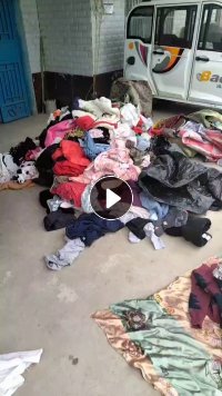 出售旧衣服统货，农村货