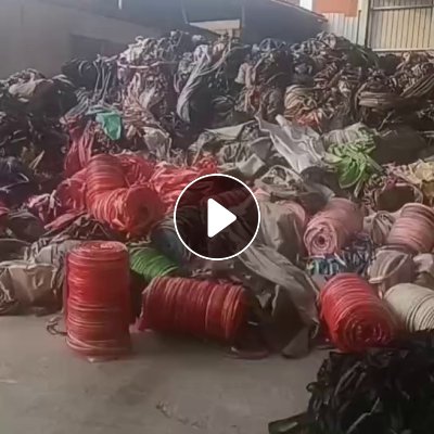 大量回收PVC人造革海绵革边角料