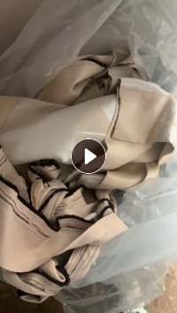 出售涤纶料，窗帘下脚料，50吨，杂色，月供百来吨