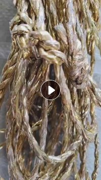 出售家纺厂下来的金色塑料绳。黄金绳废料