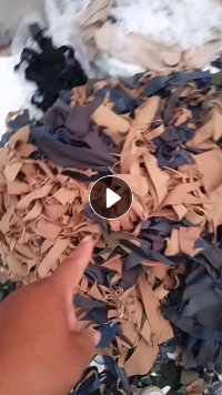 出售窗帘下脚料，涤纶布碎，不带胶，现货十吨