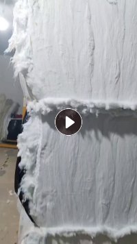 出售再生棉，白色，开花棉，海绵开的，月供60吨