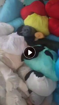 长期大量出售化纤布统货，白色，杂色都有，里面没有棉的