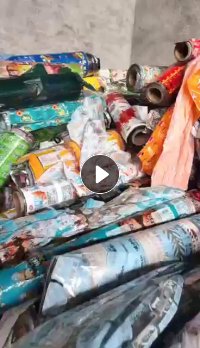 pet印花膜打绳料，现货十来吨