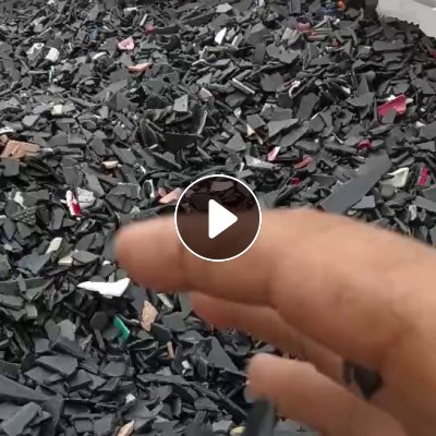 出售摩配黑pp破碎料，现货一挂车，水粉甩干除铁