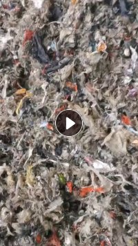 长期出售生活垃圾膜破碎料，清洗挤干的