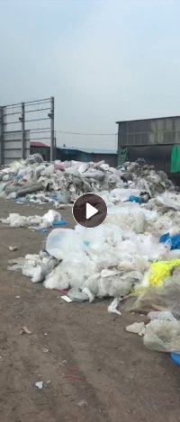 出售塑料袋、生活杂膜炼油料，现货30吨左右