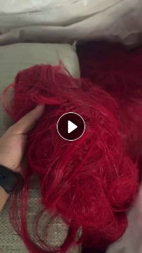 出售锦纶废丝，前纺丝，双6，白色，粉色都有