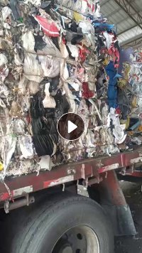 出售布匹市场里下来的废布料，垃圾布料，可燃料